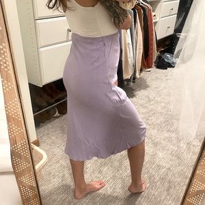 A&F double lined midi skirt